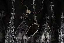 Load image into Gallery viewer, Coffin Rosary Style Necklace