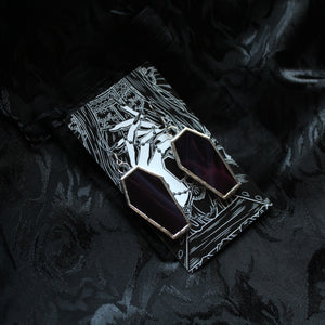 Plain Coffin Earrings