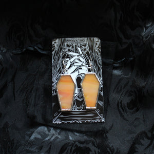 Plain Coffin Earrings