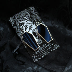 Plain Coffin Earrings
