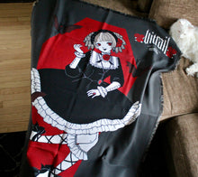 Load image into Gallery viewer, Coffin Girl Tapestry Blanket
