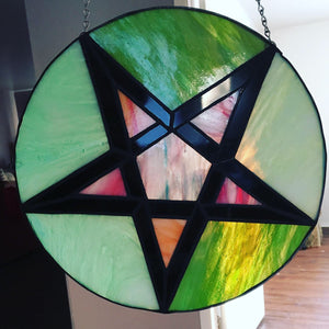 Pentagram Suncatcher