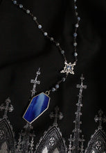 Load image into Gallery viewer, Coffin Rosary Style Necklace
