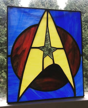 Load image into Gallery viewer, Star Trek Starfleet Panel Suncatcher
